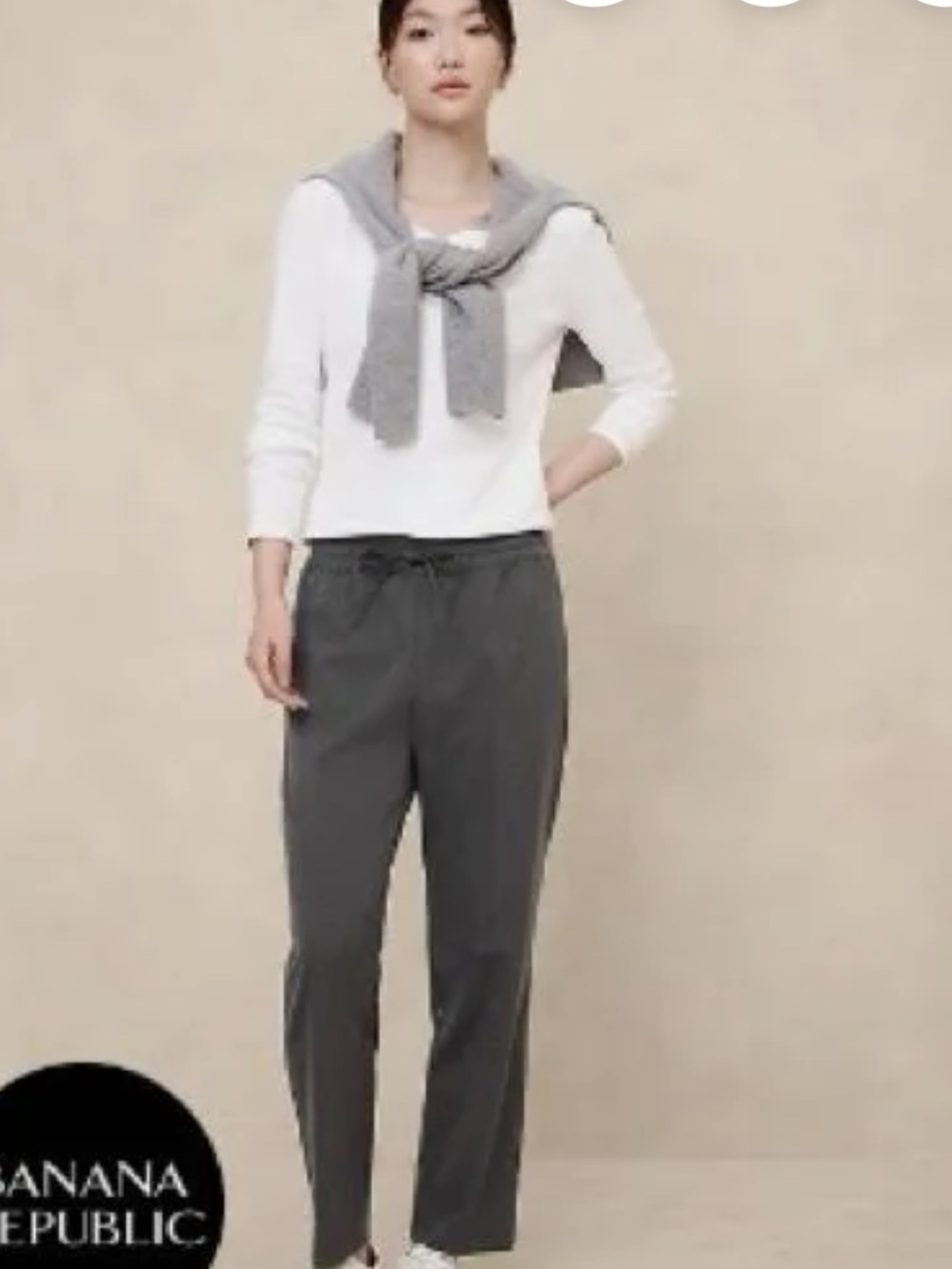 Banana Republic Factory Pull-on Tapered Pants